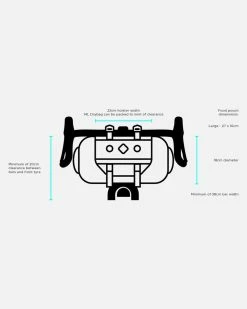 Bagagerie & Bikepacking Sacoche De Cintre RESTRAP Bar Bag 14L -Pas Cher Roue Zenith Magasin sacoche de cintre restrap bar bag 14l 8