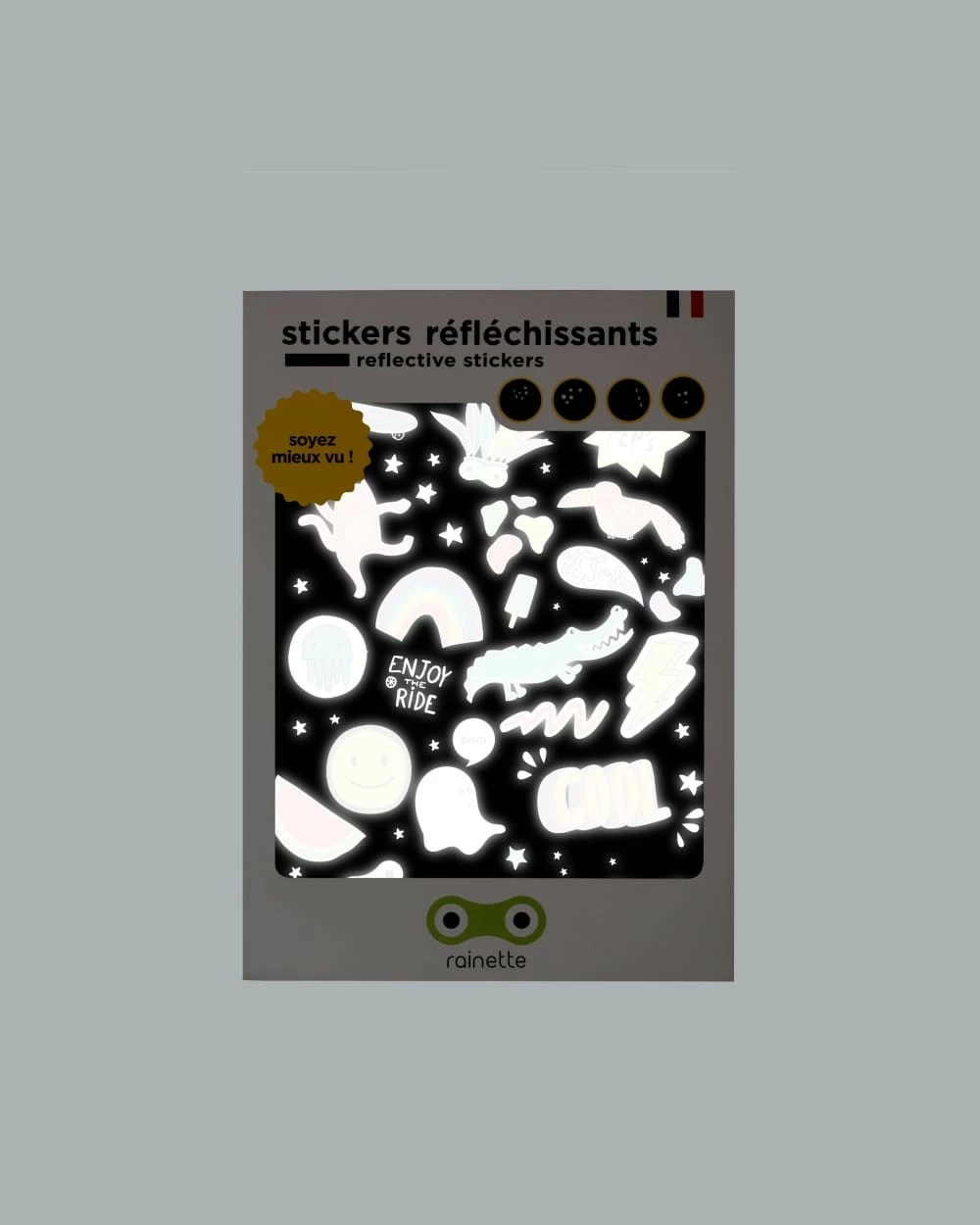 Visibilité Stickers Réfléchissants Rainette Peps 4 Visibilité Stickers Réfléchissants Rainette Peps – Image 2